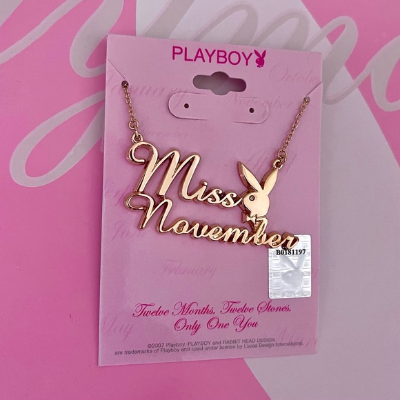 SOLD OUT Playboy Miss Month Necklace - Picture 6 of 6